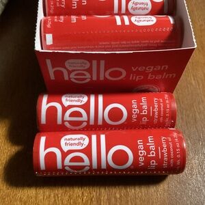 Hello Vegan Strawberry Lip Balm Bundle